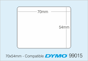 Etiquetas DYMO 99015 Compatibles - Ref.00142